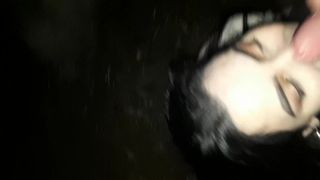 Drunk Latina gets Cumshot