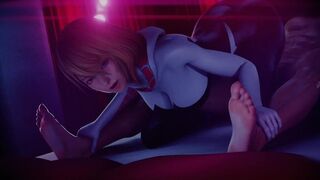Spider Gwen Reverse Cowgirl