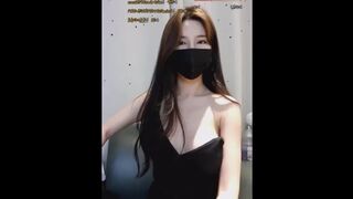 韩国19禁大奶美女主播甜美尤物长腿黑蕾丝直播第一季