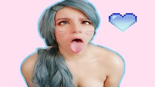 Kawaii Blue Hair Teeny Likes Fuck - Cute Moans ~