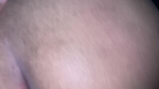 Teenie Wide Creamy Black Vagina Gets Slammed