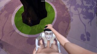 Alien Swallows under a Tree | Sims four