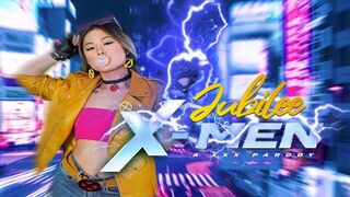 Teenie Oriental Hottie Lulu Chu as X-DUDES JUBILEE Showing her Super Powers