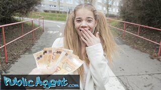 Public Agent Youngster Babe Sabrina Spice gives Bj in Forest