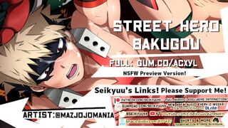 Stupid Hard Street Hero Bakugou! [my Hero Academia ASMR] (Art By: Mazjojomania)