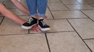 Hard Hand Trample in Sneakers