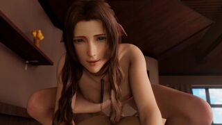 Aerith Gainsborough by Lazyprocrastinator