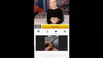 Blonde Teenie makes Fun of Micro Cock