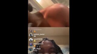 Blowing Meat on Instagram Live