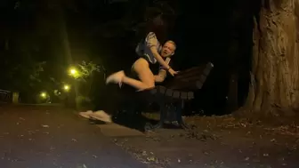 INSANE FUCKING AND THROATING IN PUBLIC PARK - BEST MOVIE - PUBLIC WHORE YOUNGSTER - SELF PERSPECTIVE FACIAL