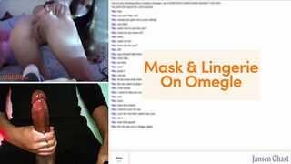 Masked Babe Strips out of her Lingerie on Omegle