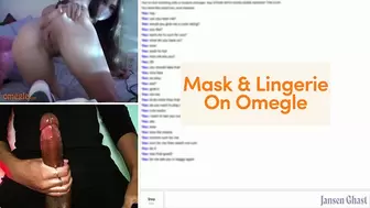 Masked Babe Strips out of her Lingerie on Omegle