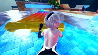 Nier 2b Sex in Pool one