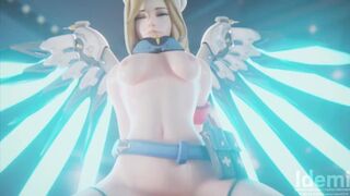 OVERWATCH| SLEAZY MERCY RIDING a DONG!