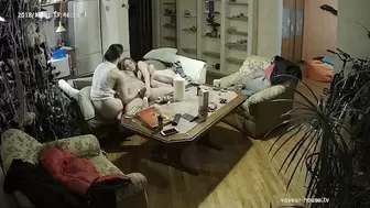 Amatuer Threesome Celebrate new Year Group Sex at Home