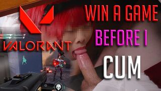 4K - Chinese Ex-Wife Swallows off Gamer while he Plays VALORANT