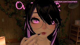 Horny College Student Masturbation Desperately and Fucks you [POV, VRchat Erp, 3D Hentai] Trailer