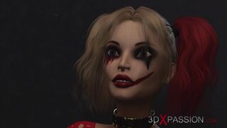 Rough Sex in Prison! Harley Quinn Mounts Hard a Female Prison Guard
