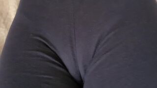 Trying Cameltoe Leggings