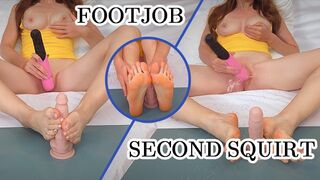 Footjob, Squirting, Amatuer, Linky Lay