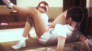 School Lezzie Tennis Bitches Tribbing