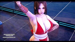 [MMD] Lalal 危 Sexy Dance DOA Mai Shiranui Marie Rose Misaki Tamaki 4K 60FPS