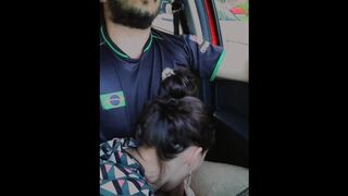 I Gave my Uber Driver a Sweet Oral Sex and Ate his Jizz