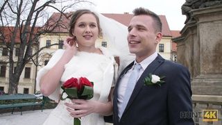 HUNT4K Charming Czech Bride Spends first Night with Rich Stranger