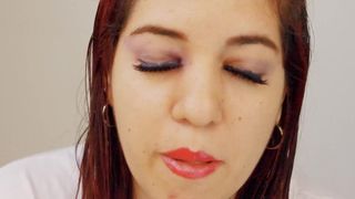 Horny Hispanic has a Sleazy Mouth, she need to Plñay with your Wang