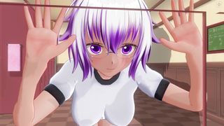 3D ANIME Schoolgirl Smuggled a Vibrator into the Locker Room