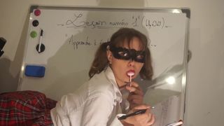 Étudiante Salope Leçon Numéro one (le Sexe)