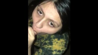 18 y/o takes first cum-shot