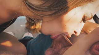 Quickly Gave Sloppy Oral Sex To My Bf On A Yacht ♥ NARA SLUT