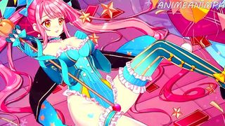 Cartoon Uncensored Cute Magical Bitch Touch Herself at the Circus