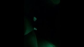 Tight twat grippin on hard schlong