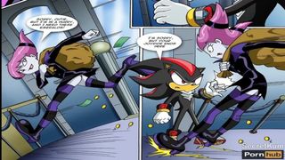 Jinx Shadow - sonic the hedgehog meets Teeny Titans supervillainess jinx