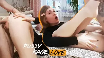 OH FUCK ME DADDY: Fine Teenie Gets Doggystyle Hammered Hard | PussyKageLove