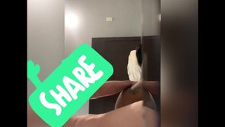 KINKY MAID COULDN’T RESIST THIS BIG WHITE DONG WHILE CHEATING EX-WIFE WAS GONE 