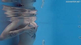 Hot blonde Finnish pornstar Mimi Cica underwater