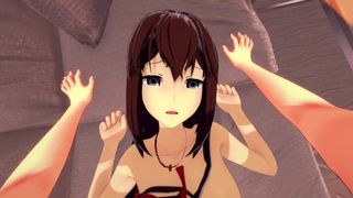 Missionary with Makise Kurisu Cartoon Steins Gate