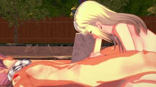 LUCY HEARTFILIA SWALLOWS NATSU'S DONG