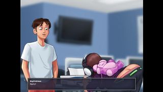 Summertime Saga - Entrei no Quarto e Minha Meia Irma Tava Só de Calcinha pt.14