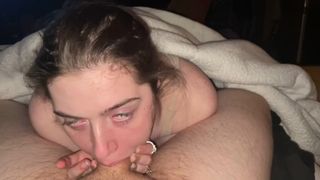 SWEET COLLEGE BITCH GIVES ME SLOPPY TOPPY IN SELF PERSPECTIVE