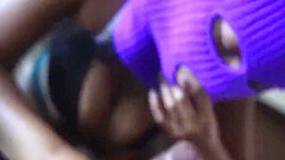 Dark Masked Skank I Make Her Swallow Cock