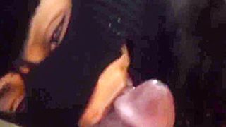 Masked Nerdy Teeny Is Wet From Cheating On Her Stepbrother