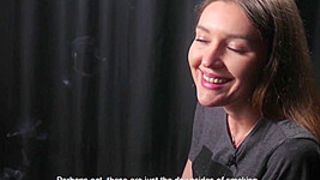 Kate Is Giving An Interview And Smoking 100mm Cigarettes