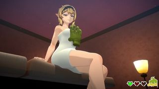 Orc Massage - elfa safada recebendo uma massagem