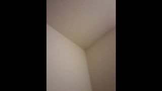 Sweet Nerd licks dick while Watching TV