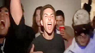 Snatch licked college teenie swallows prick