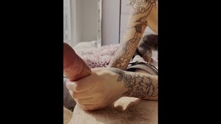 She wont let daddy leave until he cumming for her